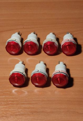 Лампочки светосигнальные АМЕ-24 красные 24В