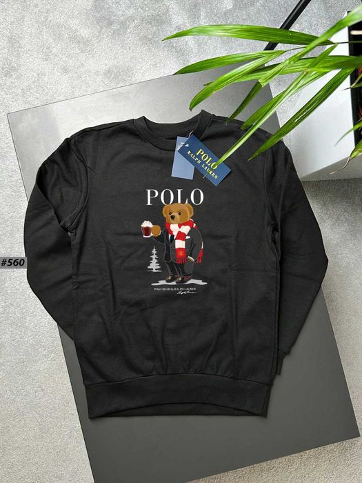 Новый Свитшот Ralph Lauren New Year Черный › Кофта Ральф Лоурен Поло