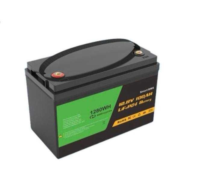 LiFePO4 12V, 100Ah класу А з BMS – надійність та довговічність!