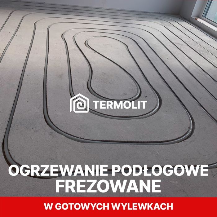 TERMOLIT Frezowanie pod ogrzewanie podłogowe frezowane - KATOWICE