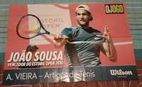 Póster de João Sousa no Estoril Open 2018