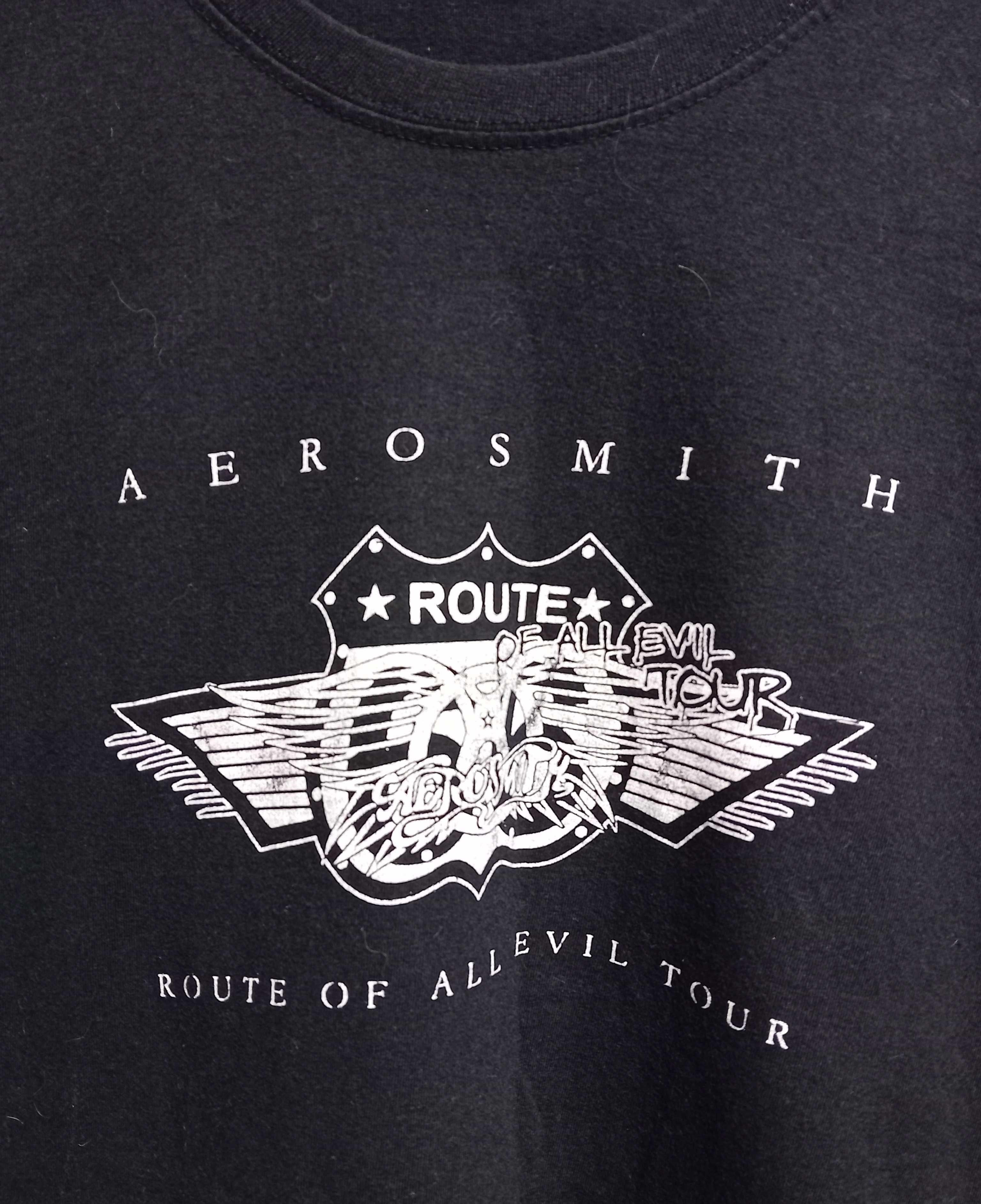 Koszulka T-Shirt Tee Aerosmith Route Of All Evil Tour 2007 Vintage M