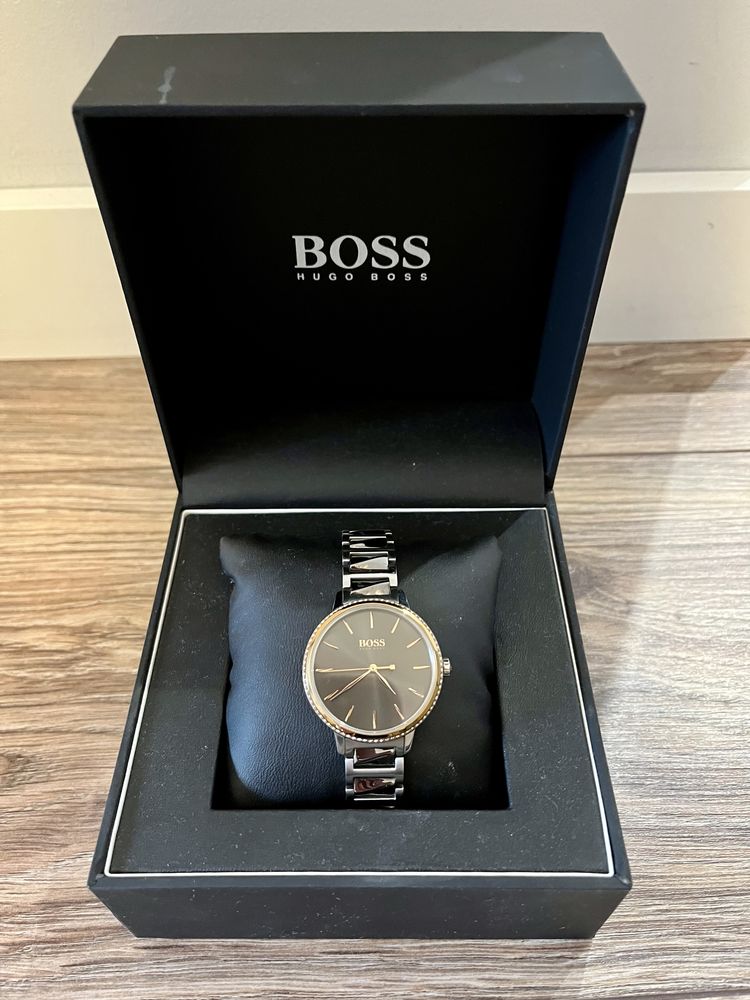 Zegarek damski Hugo Boss signature szary