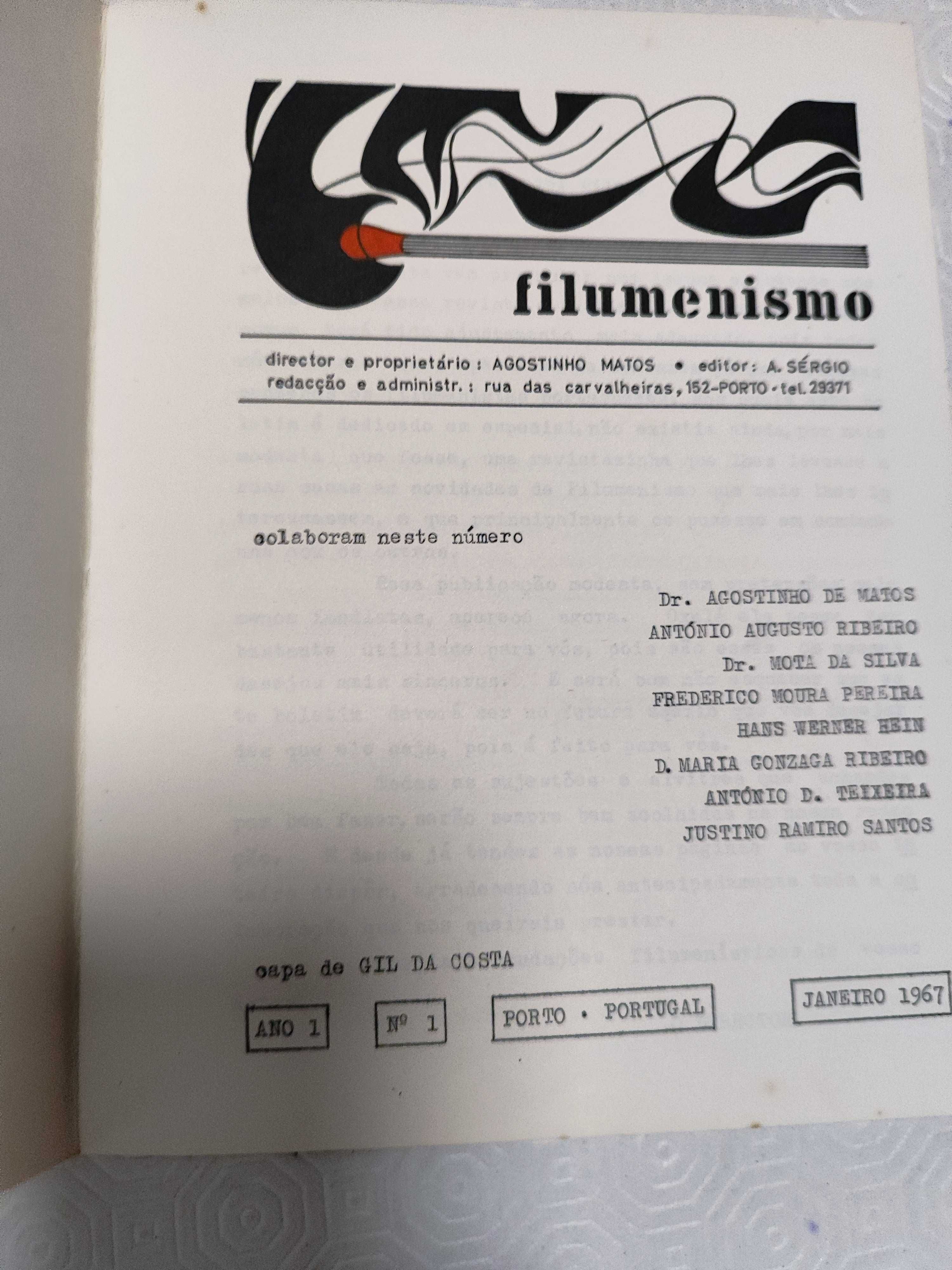 Revistas de Filumenismo de 1967 a 1971 - p/ colecionadores de fósforos