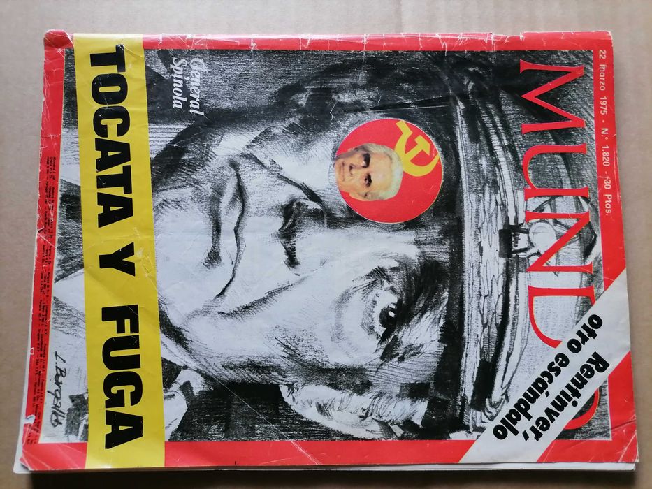 Revista MUNDO (España) O 25 de Abril em Portugal e SPÍNOLA