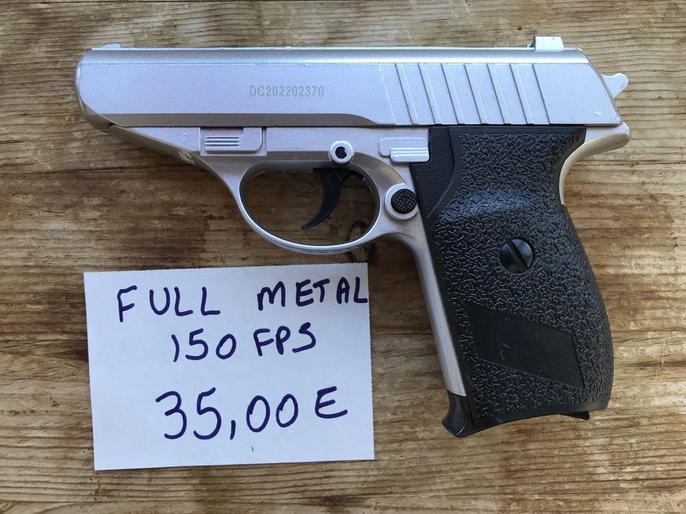Pistola Airsoft de MOLA - SIG P226 - CZ 75D - COLT 25 - MP40 novas Plástico