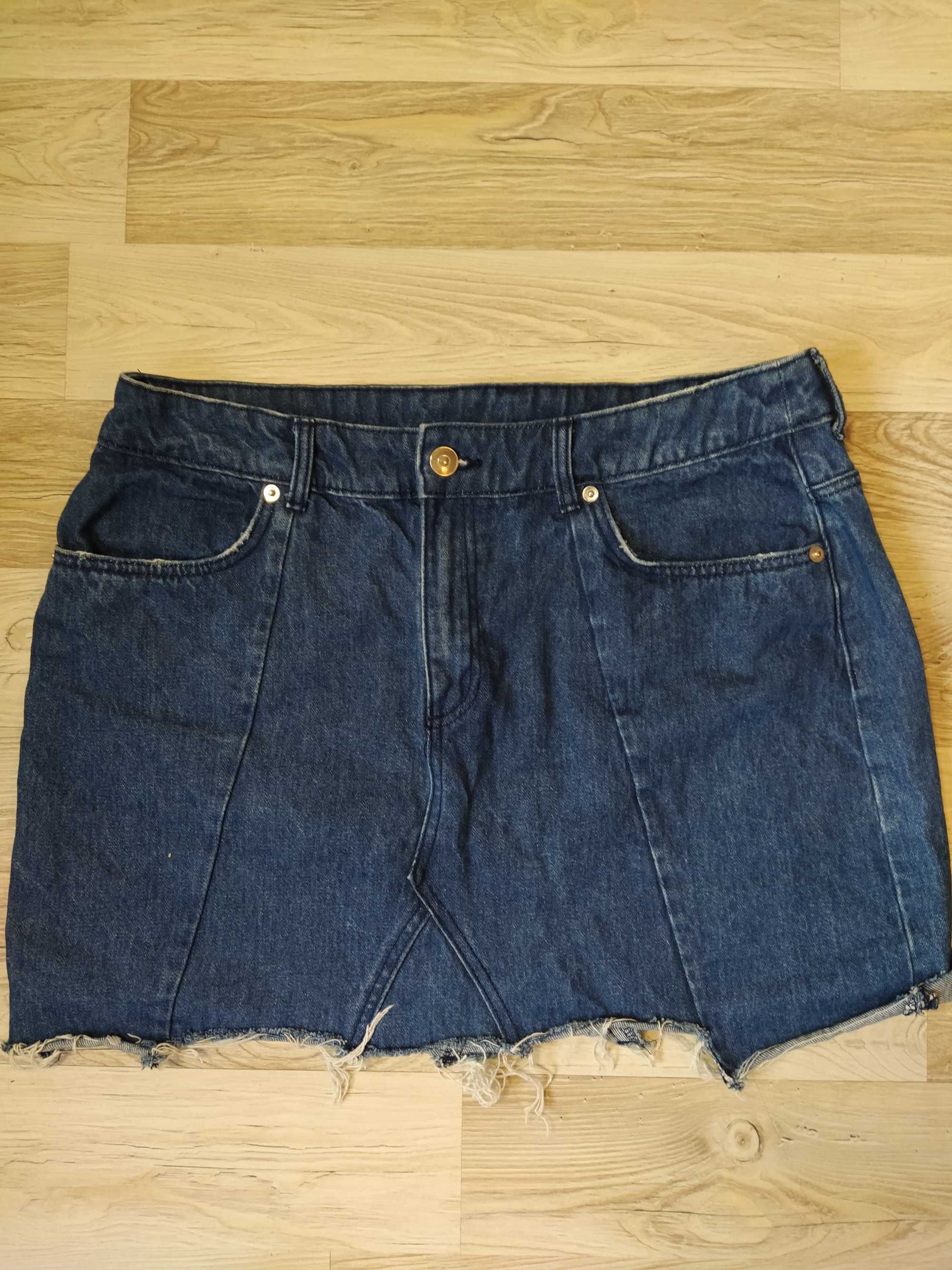 Spódniczka jeansowa, h&m, rozmiar 42