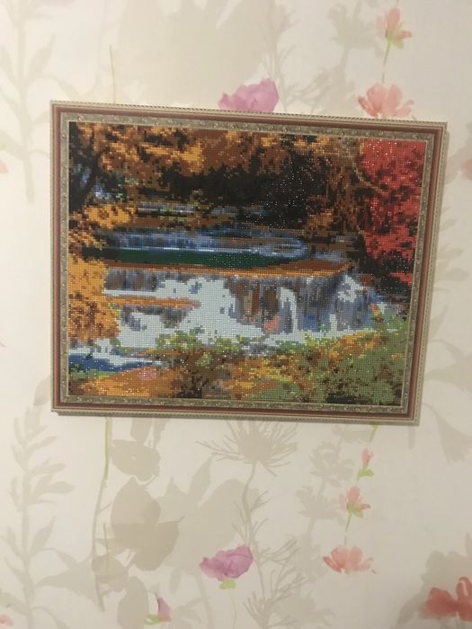 Картина з алмазної мозаїки Водоспад