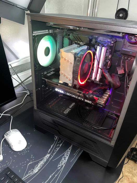 Персональный компьютер для игр и работы. RTX 3060ti EVGA/Ryzen 7 5700x