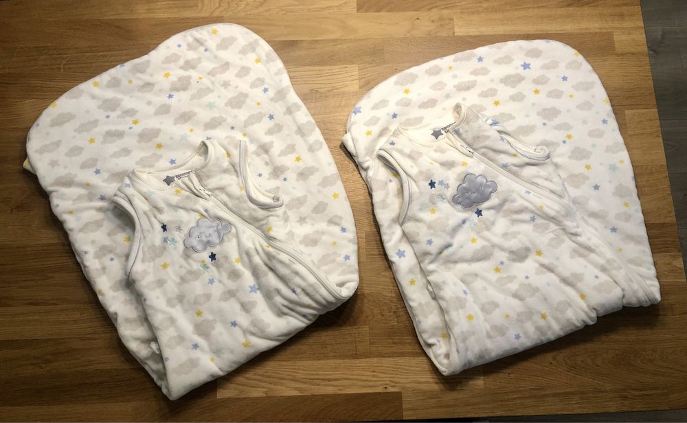 2x śpiwór dla spania dla dzieci Tommee Tippee 18-36 mcy BLIŹNIAKI