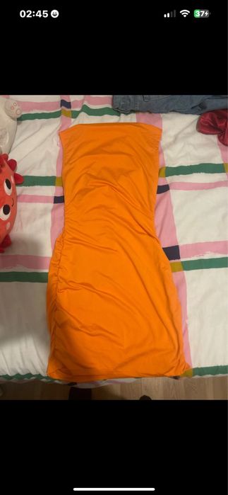 Vestido Curto Laranja