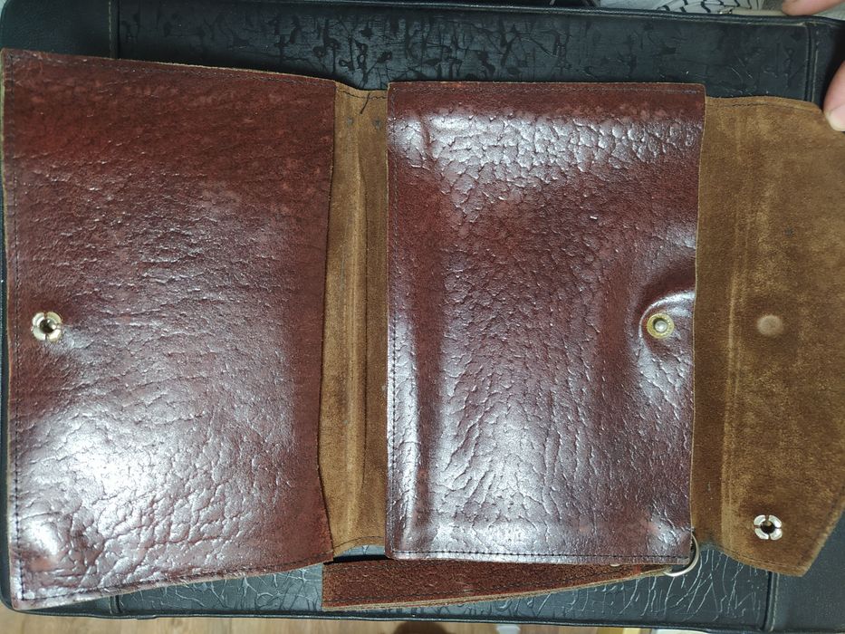 Барсетка кожаная,винтаж.