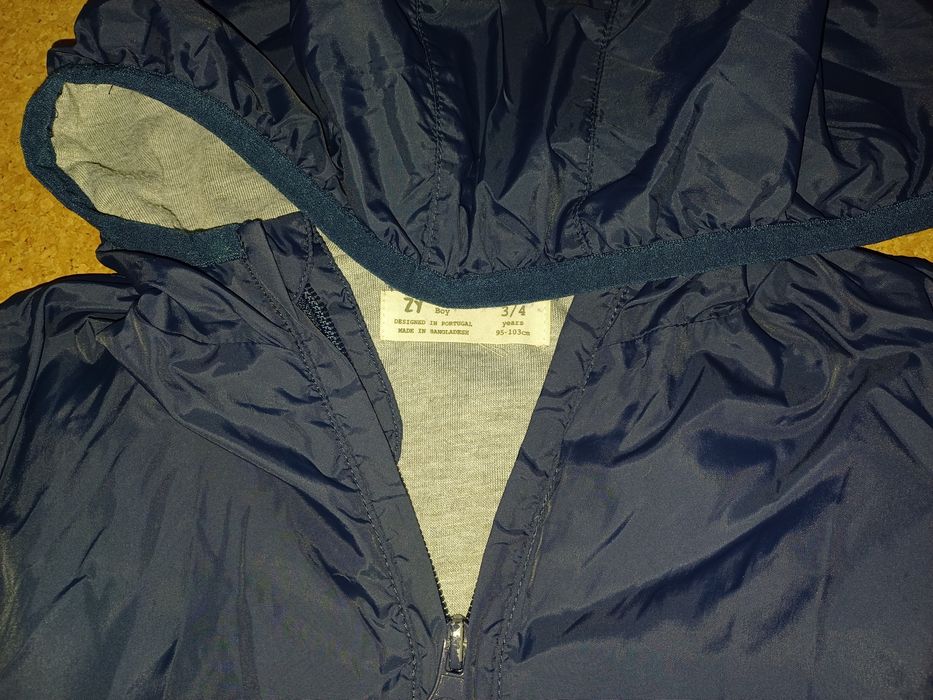 Kispo 3/4 anos menino, roupa, criança. Zippy, casaco.