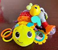 Infantino zabawki gąsienica zawieszka z pozytywką grzechotka ważka