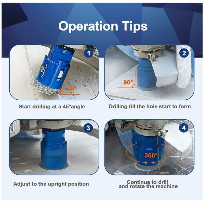 Otwornica diamentowa 60mm BRSCHNITT M14