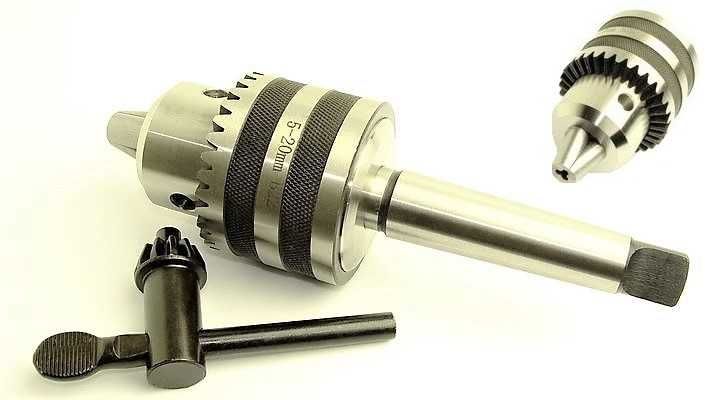 Uchwyt wiertarski na kluczyk B22 5-20mm + trzpień MK3