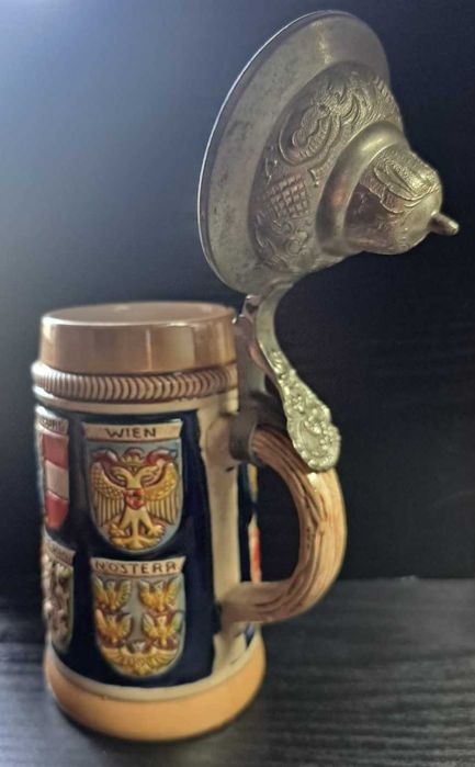 Austria Beer Mug/Stein #1018 1/4 Hand Painted