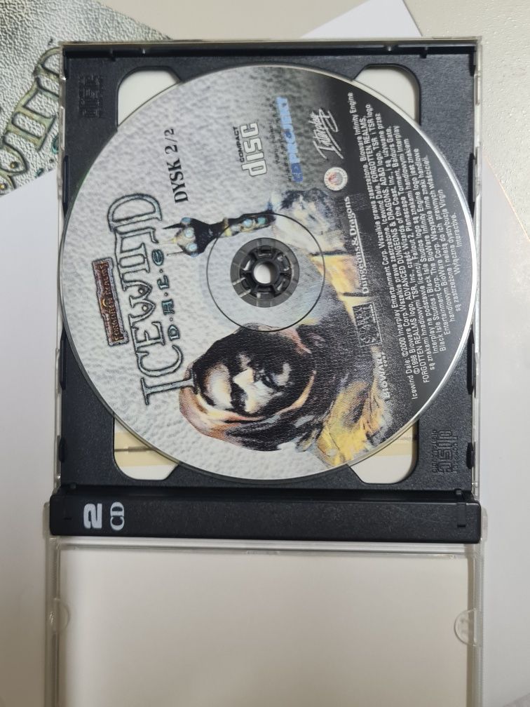 Gra komputerowa PC Icewind Dale PL Big Box premierowy idealna