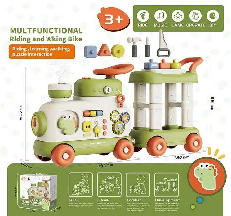 Каталка толокар поезд T 921 A музика світло