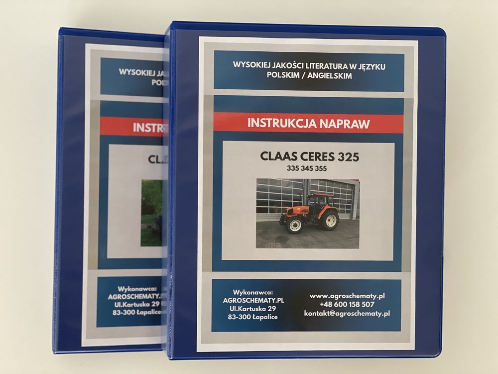 INSTRUKCJA NAPRAW Claas Ceres 325, 335, 345, 355