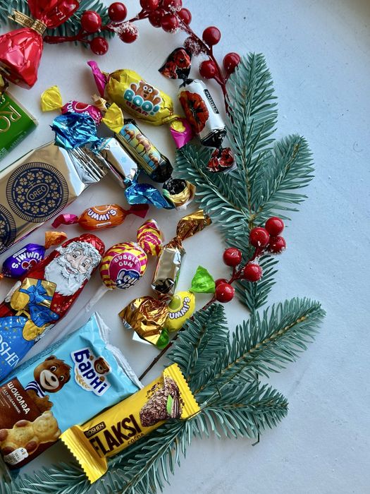 Подарунковий набір «Хатинка» на день св. Миколая, Різдво і Новий рік