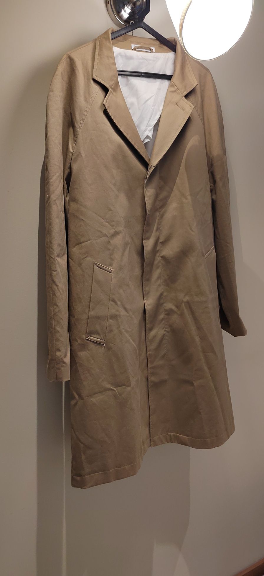 Trench gabardine Zara bege