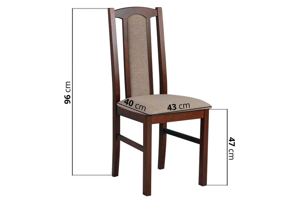 Krzesło Bos 07 Buk naturalny + jasny beż (soro 23)