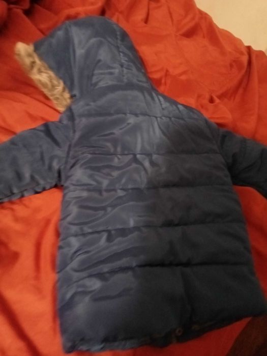 Kurtka zimowa chłopięca 98 bardzo ciepla