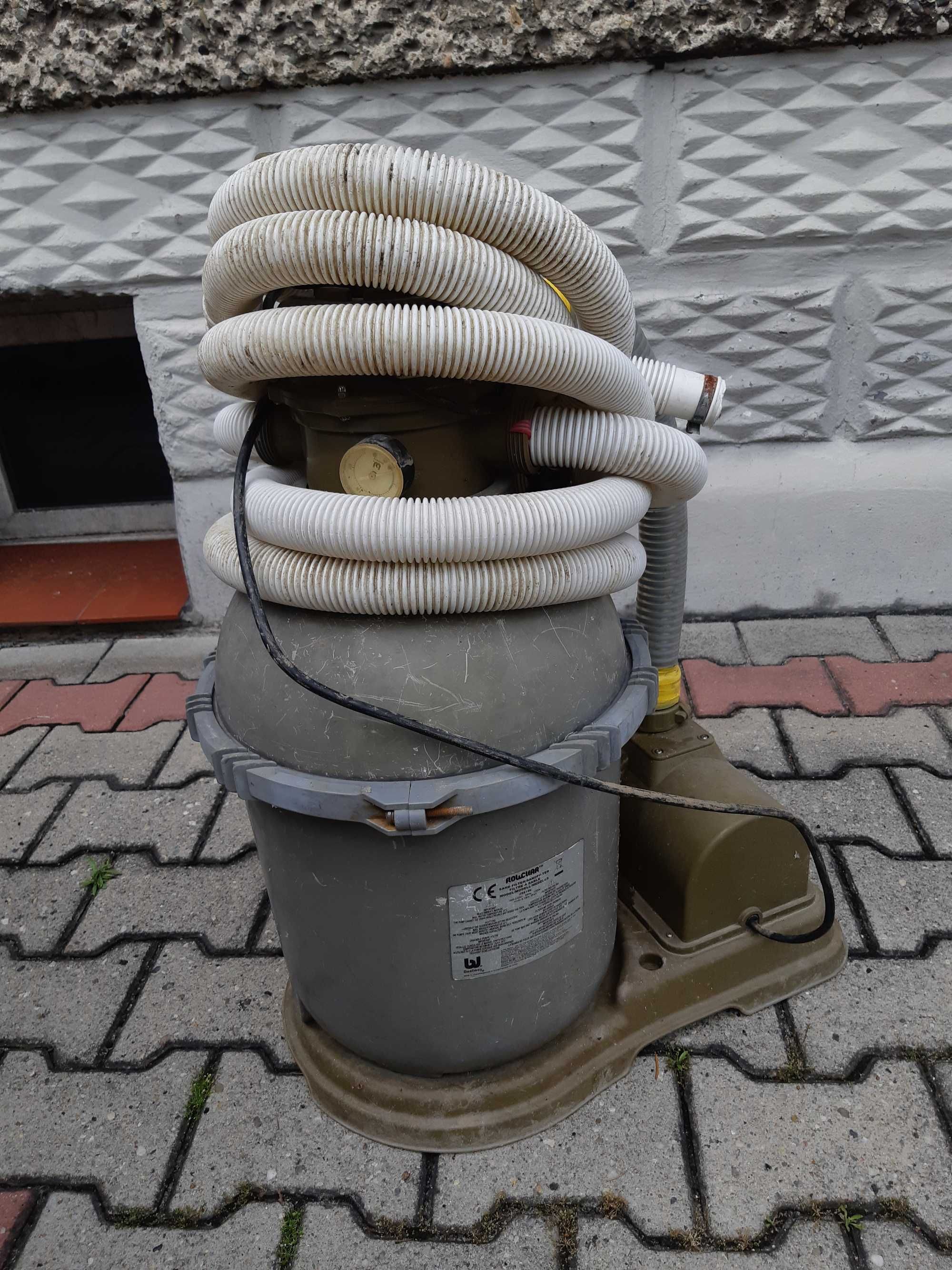 Basen z bardzo wydajnym filtrem piaskowym na 12m3 wody