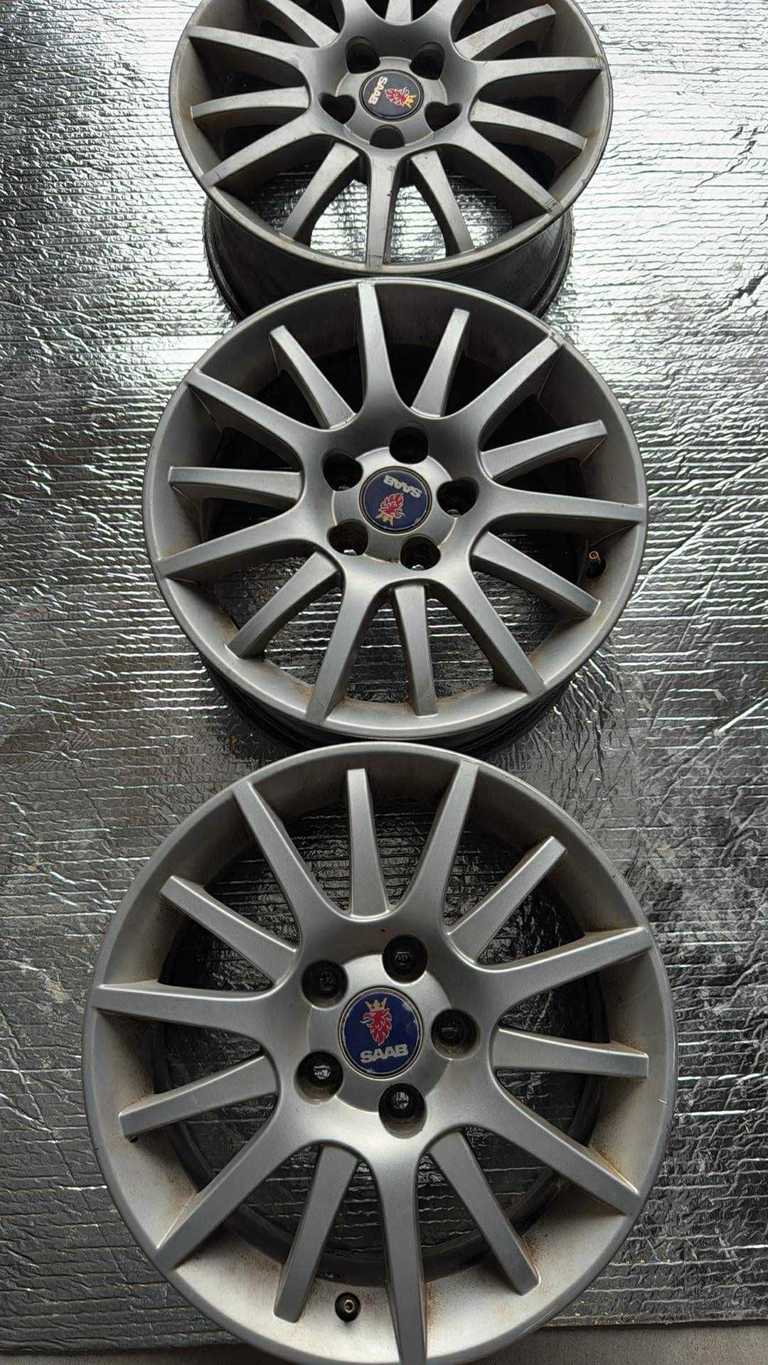 Felgi aluminiowe Saab 9-3 93 5x110 16 et41 6,5j alufelgi ALU72 komplet