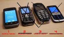 Telefony kolekcjonerskie firmy NOKIA, Samsung i inne