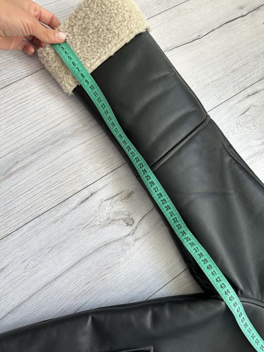 Дублянка дубльонка дублёнка zara xs s 8 зара зі стійкою стойкой