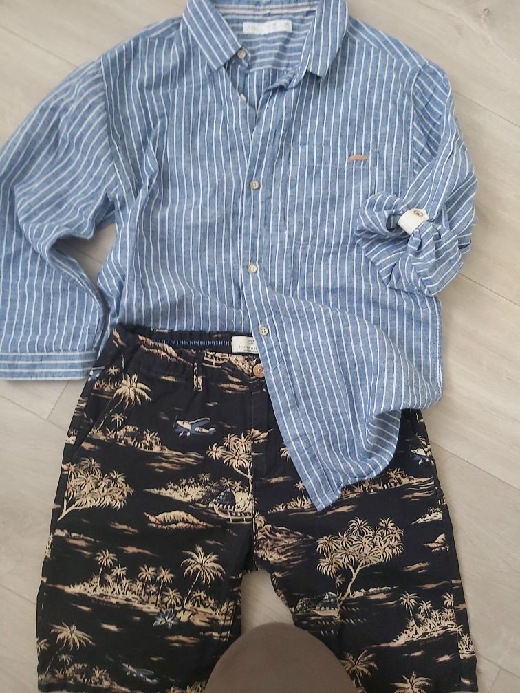 Рубашка и шорты для мальчика ZARA  , SCOTCH & SODA 10/12 лет