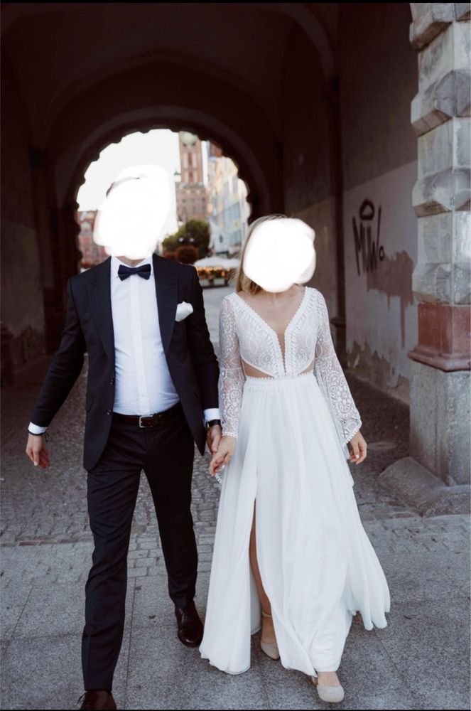 Suknia ślubna Sejva w stylu boho