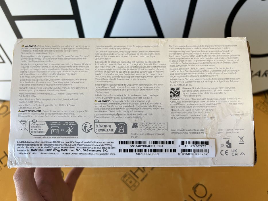 Gogle VR OCULUS Meta Quest 3S 128GB od Lombard HaloGSM