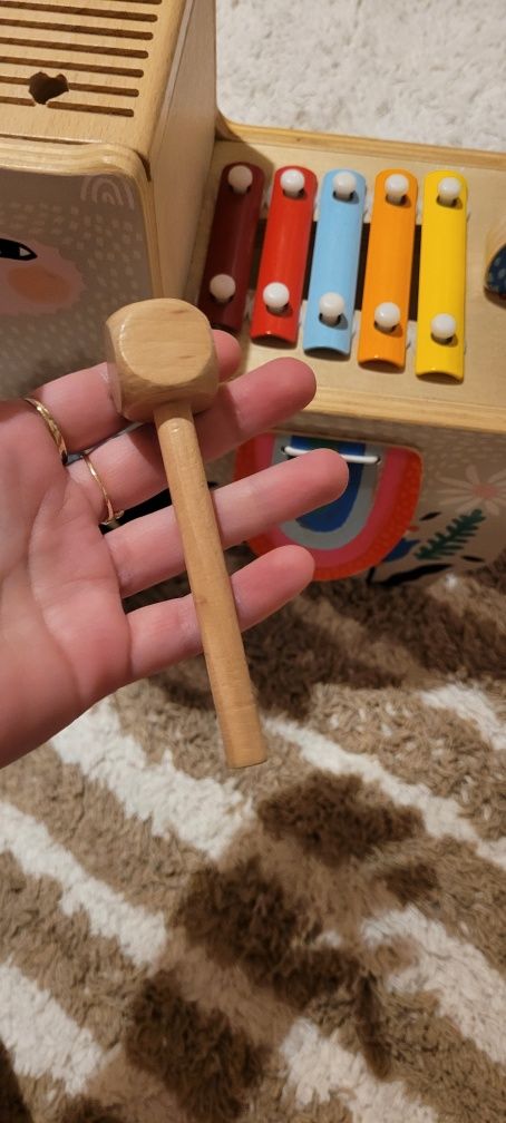 Manhattan Toy Muzyczne instrumenty Lama drewniana zabawka