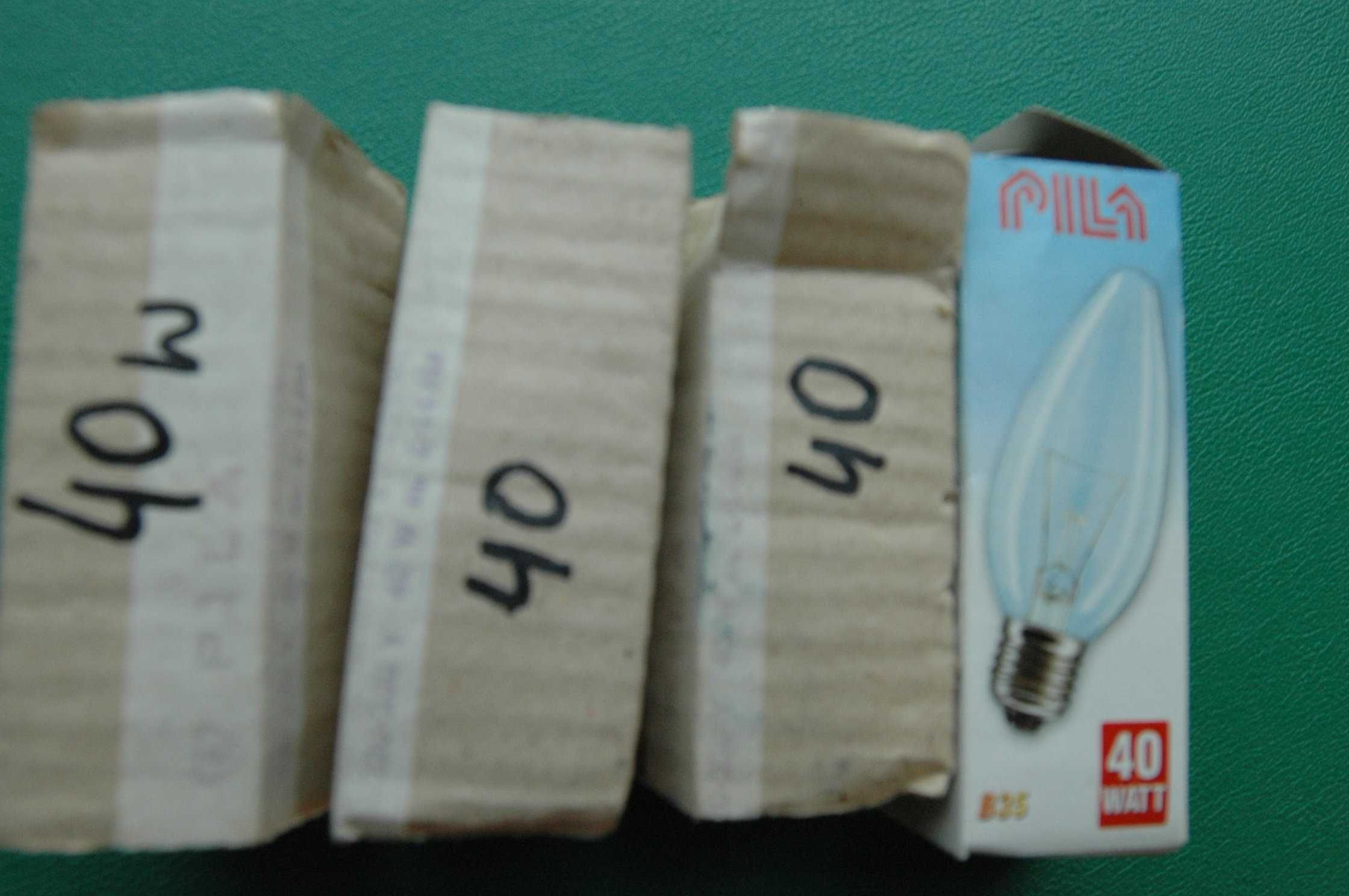 żarówki świecowe mały gwint E14 25W  komplet 10szt