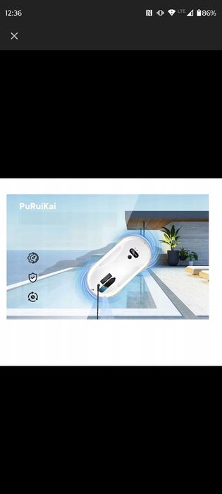 Inteligentny robot do mycia okien że spryskiwaczem