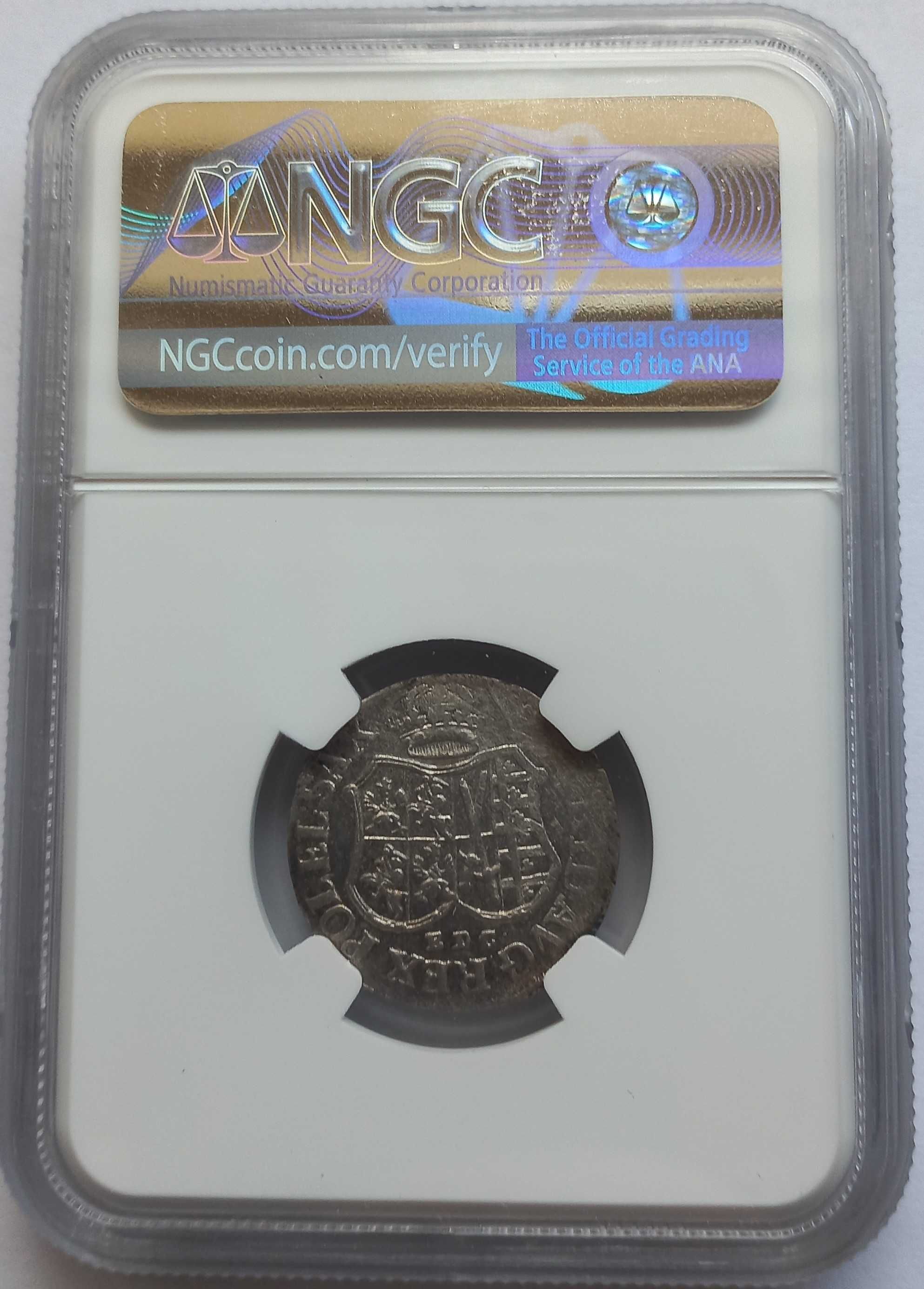 1/12 talara, dwugrosz, 1763 EDC, Lipsk, NGC, destrukt, rzadkość