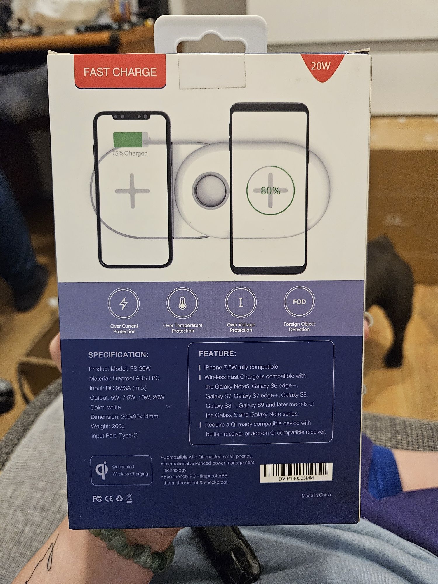 Superszybka ładowarka bezprzewodowa DENSO Power Slim 20W