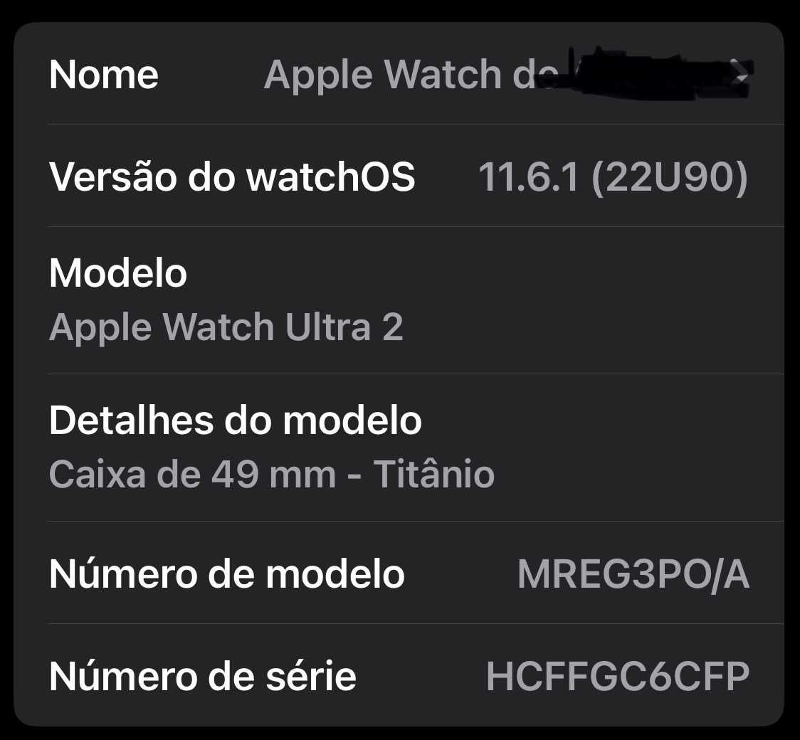 APPLE Watch Ultra 2 GPS+Cellular 49 mm com Bracelete Ocean Azul