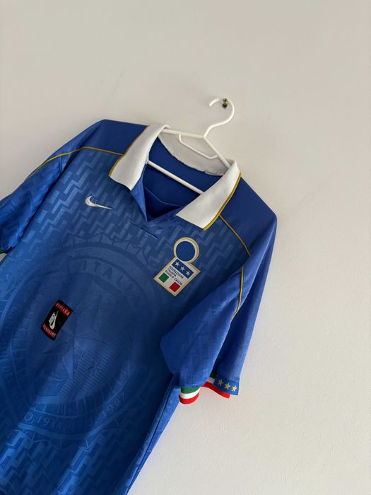 Vintage Koszulka Piłkarska Soccer Jersey Nike Włochy Italy L
