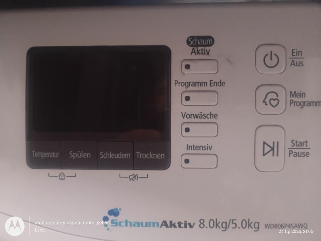 Pralko suszarka Samsung SchaumActiv 8kg/5kg