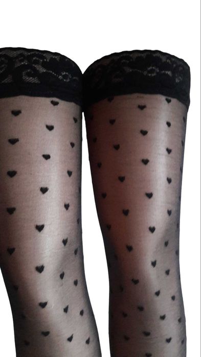 pończochy samonośne  mix