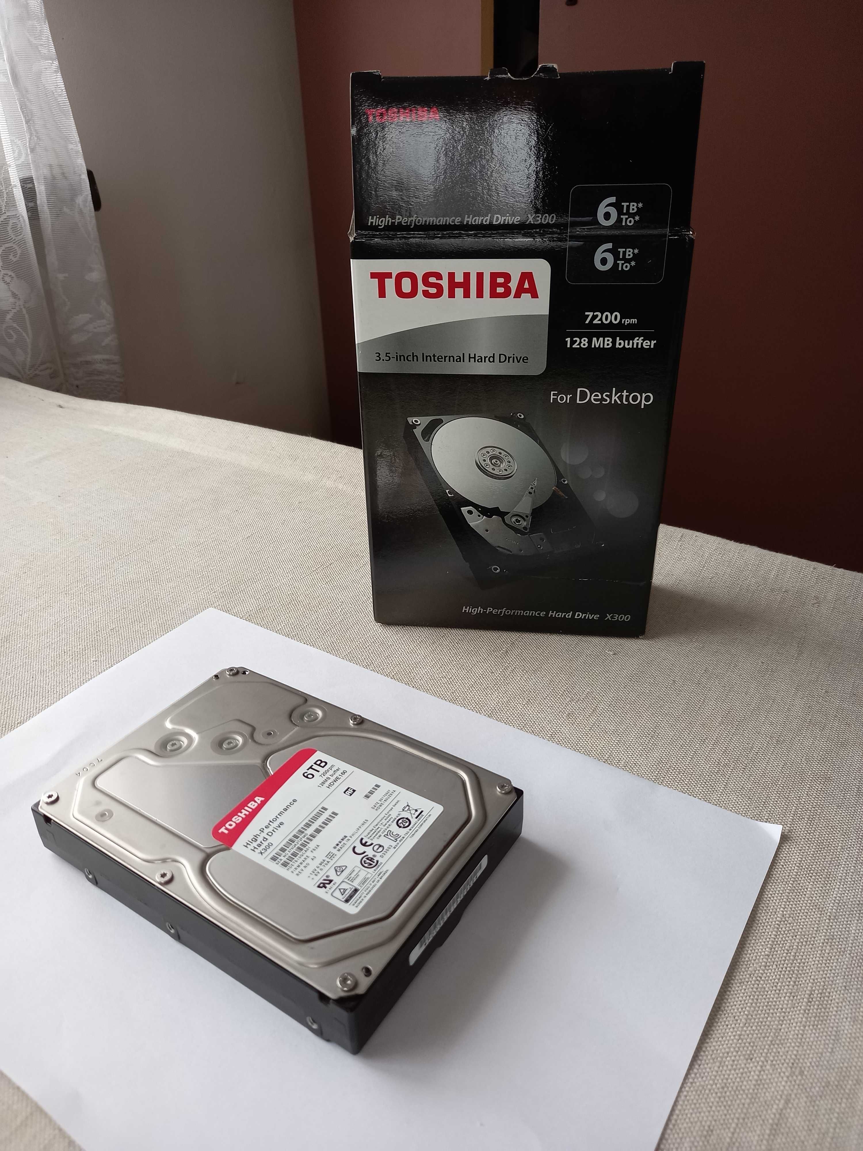 Dysk 6TB Toshiba HDWE160 SATA 3,5" 7200 RPM