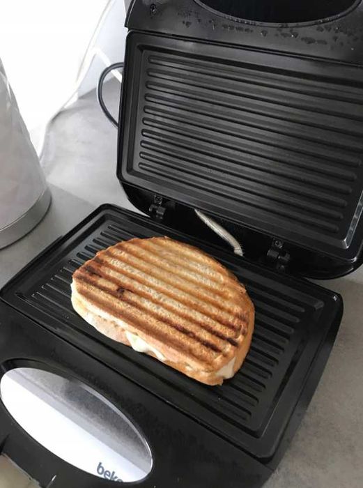 Opiekacz toster grill do kanapek i mięsa 3w1 nieprzywierający