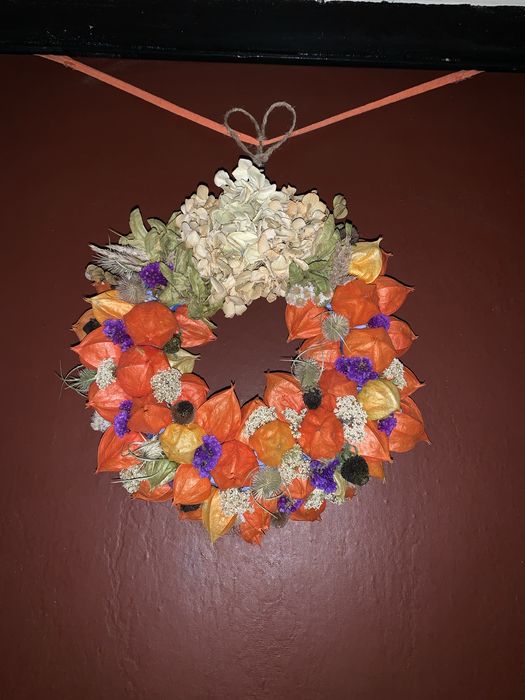 Прикраса на двері новорічна - Віночок Різдвʼяний