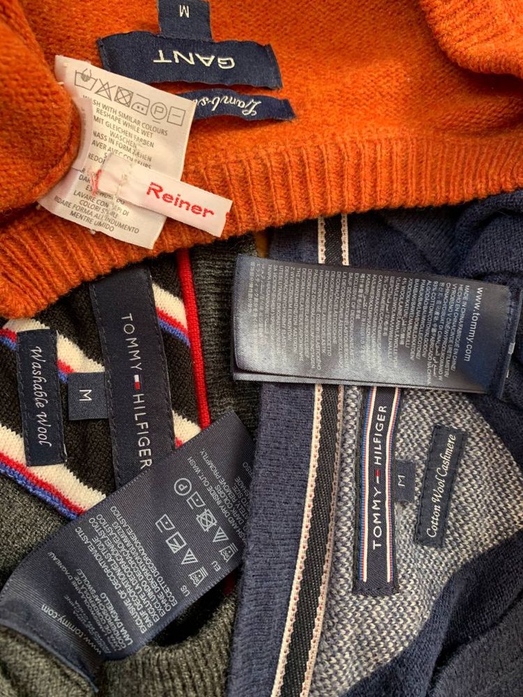Tommy Hilfiger,GANT. Кофта, светр, джемпер шерсть