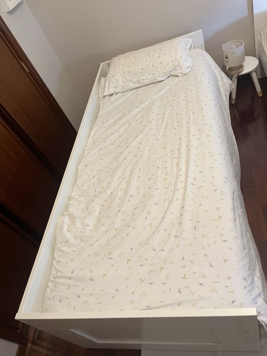 Cama Brimnes Ikea Solteiro/Dupla