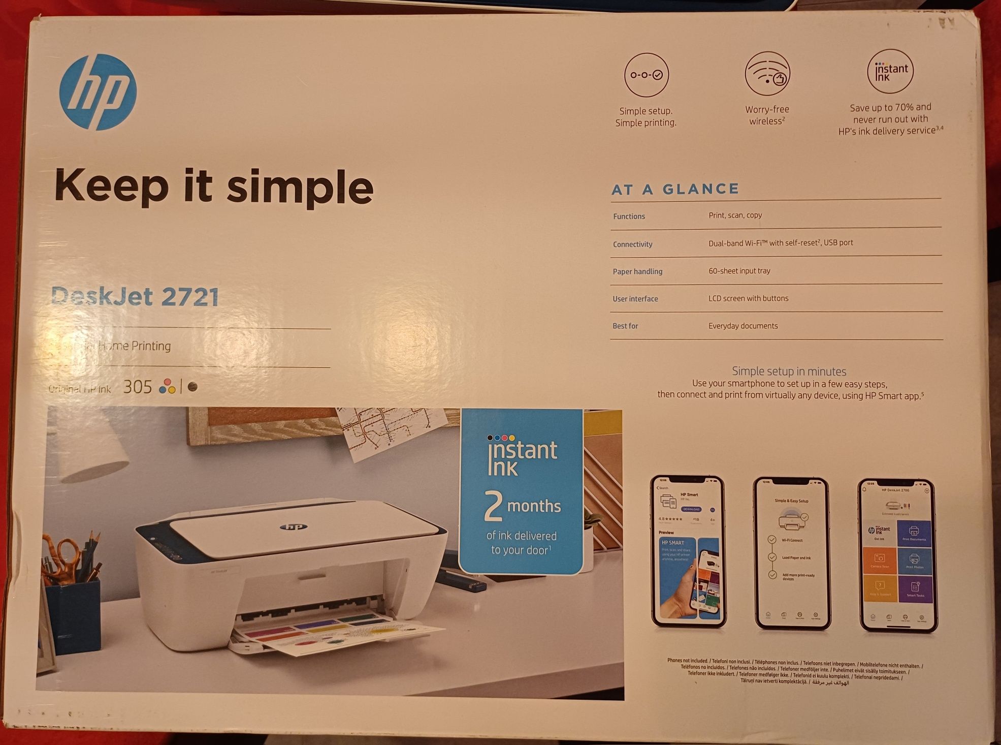 HP DeskJet 2721 All-in-One Printer
